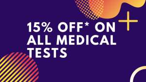 15% off on Medical tests